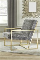 A3000026 Ashley Mid Century Gold Accent Chair
