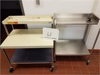Metal and stainless carts