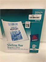 SLIDING BAR REPORT COVER