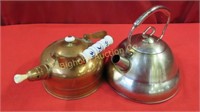 Tea Pots 1-Copper, 1-Stainless Steel