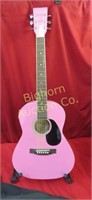 Sentura Pink Acoustic Guitar
