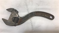 Antique Fordson adjustable curved wrench