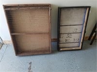 Storage or display box with wire top