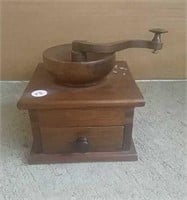 Reproduction coffee grinder look