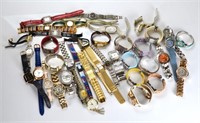 Large lot of lady's wristwatches