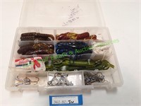 Plastic Container w/ Tubes & Jig Heads