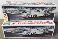 2006 HESS TOY TRUCK AND HELICOPTER