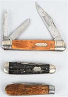 3 -  EARLY POCKET KNIVES PLATT BROS TRENTON L F C