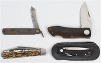 4 - VINTAGE POCKET KNIVES AL-MAR, KENT, PARKER etc