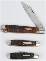 3- ROBESON FOLDING POCKET KNIVES