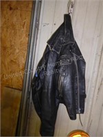 Indian leather motorcycle jacket XL