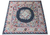 Room Size Aubusson Style Petit Point Rug