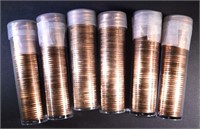6-BU MIXED DATE SMS LINCOLN CENT ROLLS