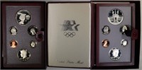 1883 & 84 OLYMPICS PRESTIGE  SETS ORIG. BOXES/COA