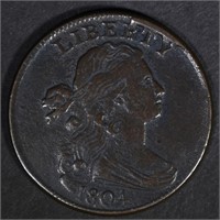 1804 DRAPED BUST LARGE CENT  XF