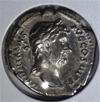 117-138AD SILVER DENARIUS