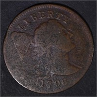 1796 LIBERTY CAP LARGE CENT  FINE