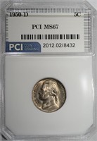 1950-D JEFFERSON NICKEL PCI SUPERB GEM BU