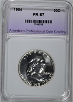 1954 FRANKLIN HALF DOLLAR APCG