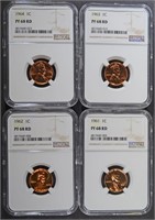 1961 thru 1964 LINCOLN CENT NGC PF68