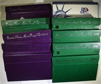 U.S. CLAD PROOF SETS OF THE 1990’S ORIG  PACKAGING