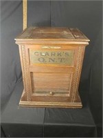 Antique Clark's Spool Cabinet