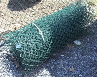 roll of plastic coated chain link fence wire