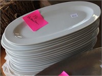 19 china 22" oval platters