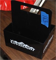 Box of 10 Coors Light plastic caddies