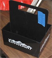 Box of 10 Coors Light plastic caddies