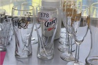 27 misc. bar & beer glasses;
