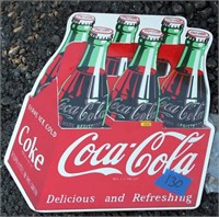 Coca-Cola six pack sign
