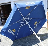 Corona patio umbrella, alu. pole & ribs, Used