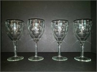 Four Wine Glasses