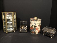 Vintage & Retro Trinket Containers & More