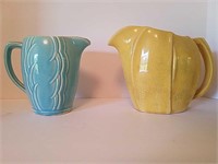 Two McCoy USA Pitchers/Vases