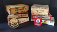 Vintage Cigar Boxes & Tobacco Tins