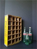 Incredible Vintage Coke Crate and Bottles