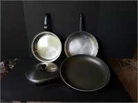 Vintage Sears Copper Bottom Pans & Nonstick Pan