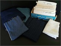 Huge Lot Denim and Lace Fabric/Materials