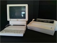 Apple IIC Computer and Printer