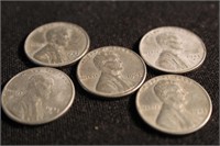 5 steel cents 1943