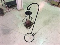 TALL IRON CANDLE HOLDER