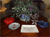 Art Pottery and Pewter Bowl, etc