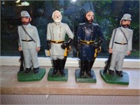 4 Cast Iron Civil War Replica Soldiers