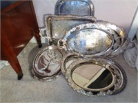 Large Lots of Silver Plate Items
