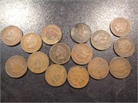 23 Indian Head Pennies