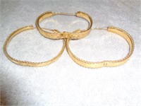 3 - 14K Gold Bracelets