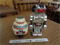 2 Vintage Robot Toys