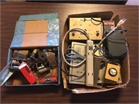 2 BOXES OF STEREO PARTS